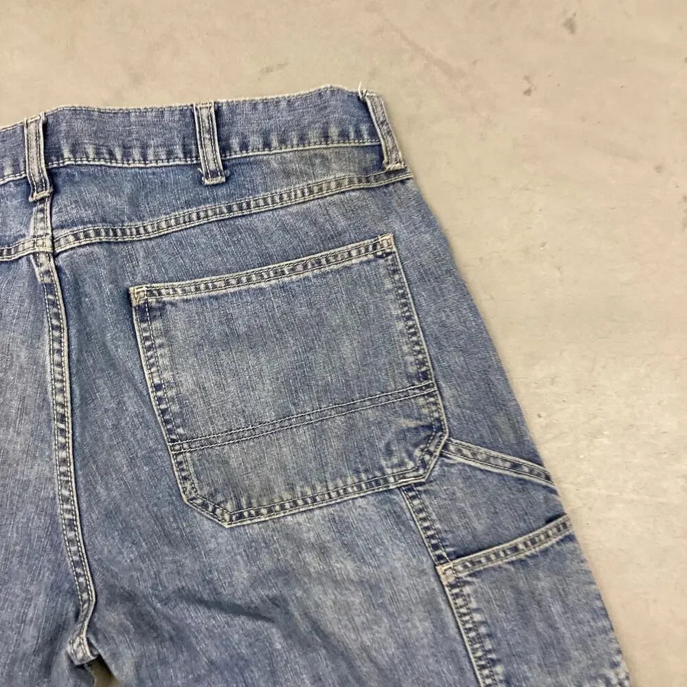 vintage baggy y2k old navy carpenter cargo jeans  36x32